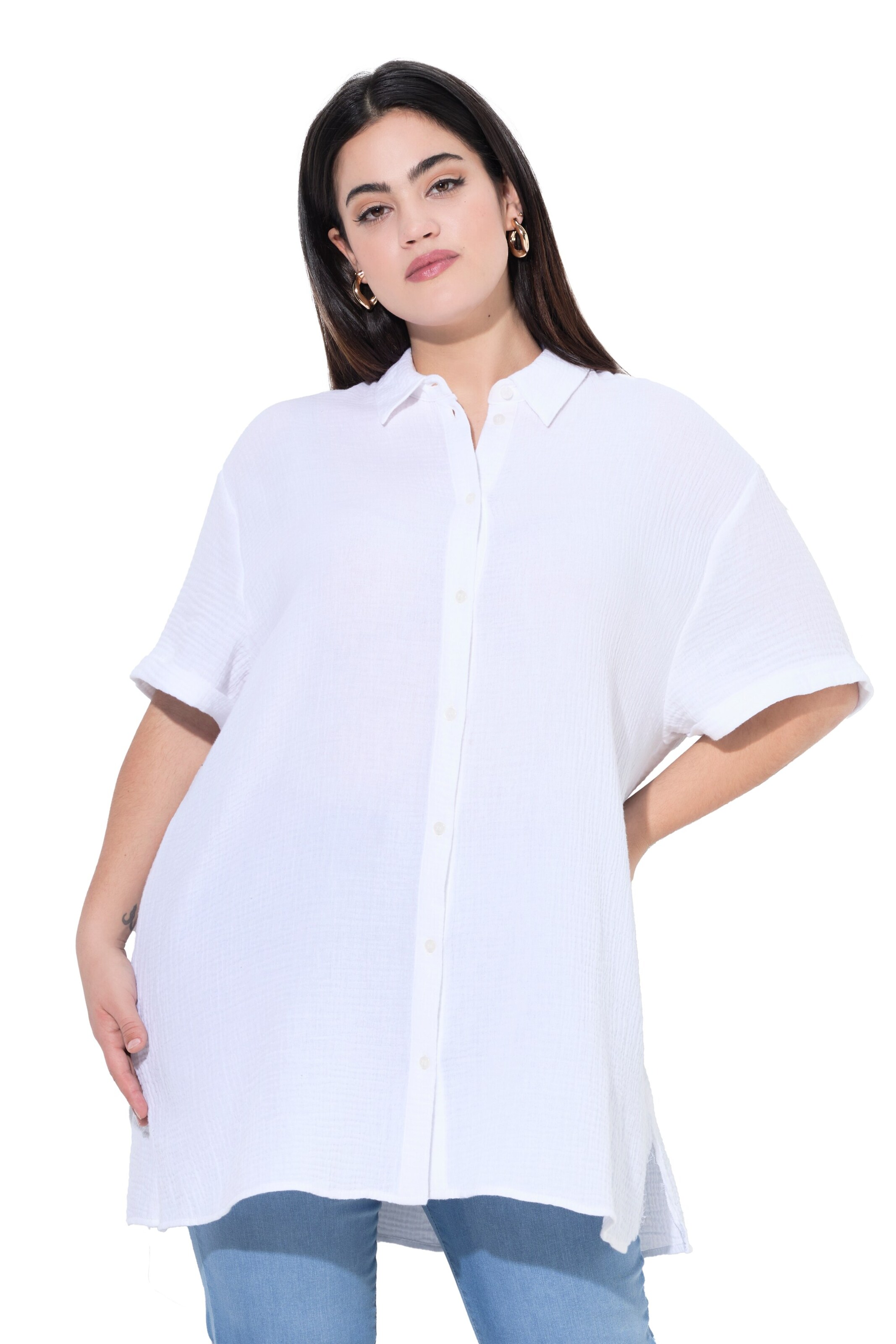 Angel of Style Blouse in Wit