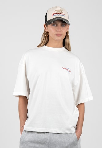 Prohibited - Camisa 'Running Club' em branco