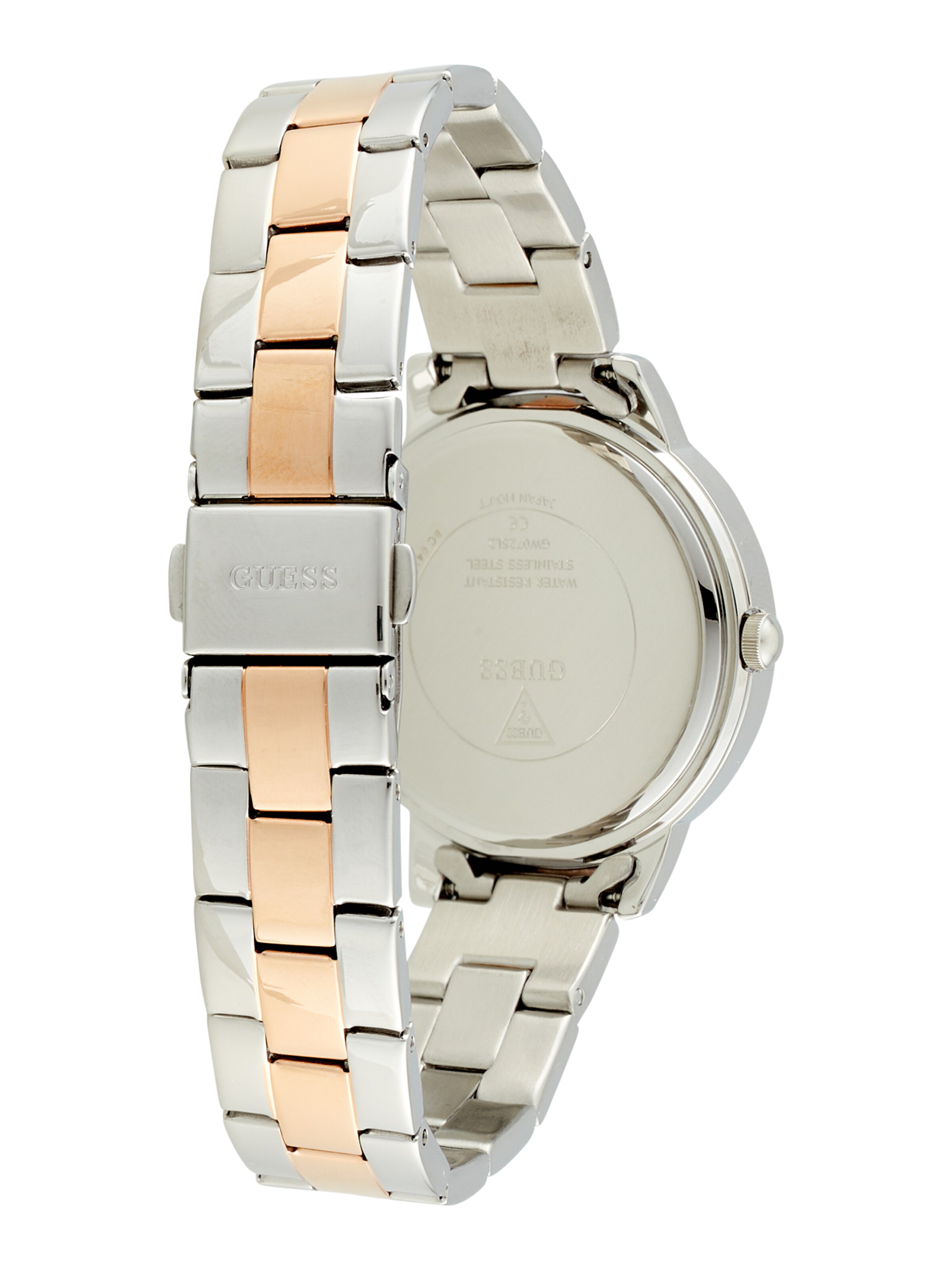 Montre à affichage analogique 'Heartless' GUESS en argent