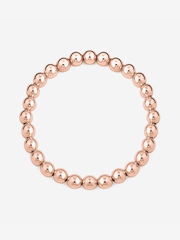 CLASSYANDFABULOUS Jewelry Bracelet 'CLASSYANDFABULOUS Beaded' in Gold: front