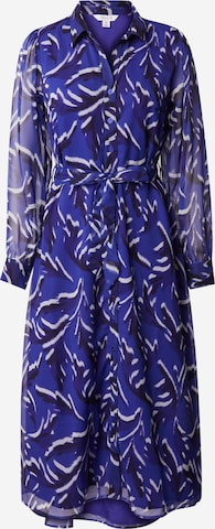 Robe-chemise Wallis en bleu : devant