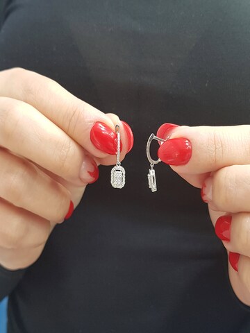 EinStein Diamant Earrings in Silver