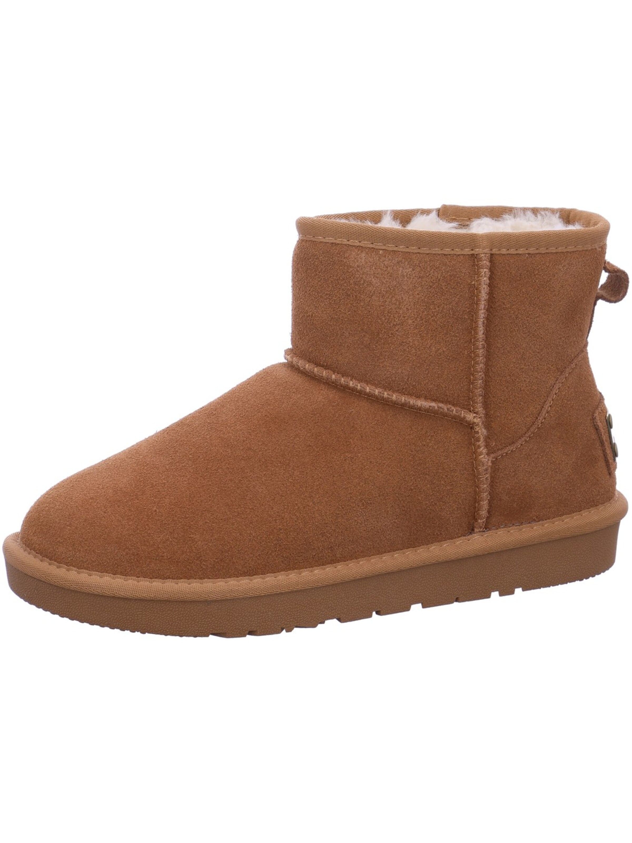 QUEEN'S Snow Boots in Brown: front