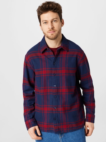 HOLLISTER Regular fit Button Up Shirt 'WEBEX' in Blue: front