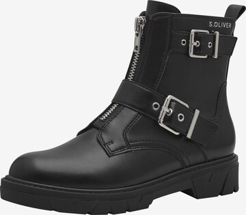 S Oliver Damenstiefel Mit Profilsohle Boots In Schwarz ABOUT YOU