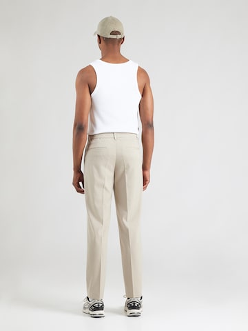 SELECTED regular Παντελόνι πλισέ 'SLH190-OLE' σε μπεζ: πίσω