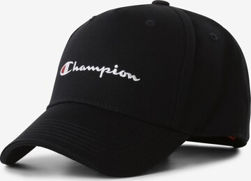 Champion Authentic Athletic Apparel Cap in Black: front