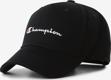 Champion Authentic Athletic Apparel Pet in Zwart: voorkant