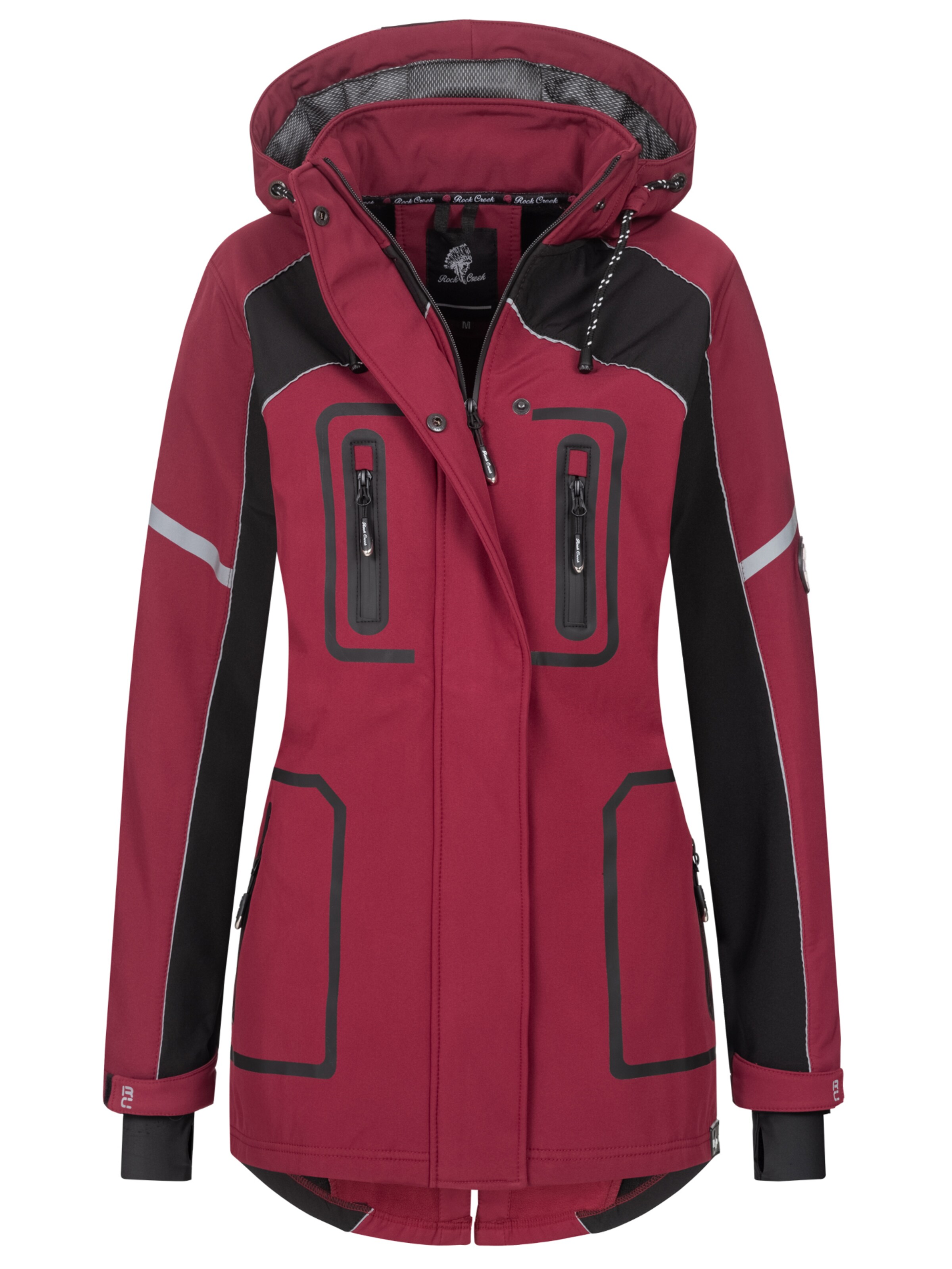 Rock Creek Jacke in Rot: Vorderseite
