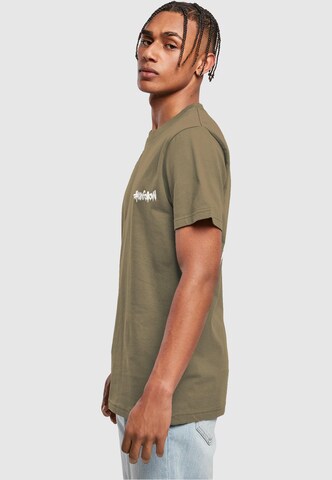 Merchcode Shirt 'Unfollow' in Green