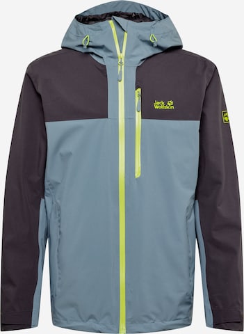 JACK WOLFSKIN Яке Outdoor в сиво: отпред