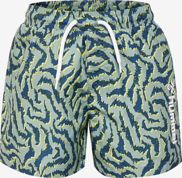 Hummel Boardshorts 'Chill' in Grün: predná strana