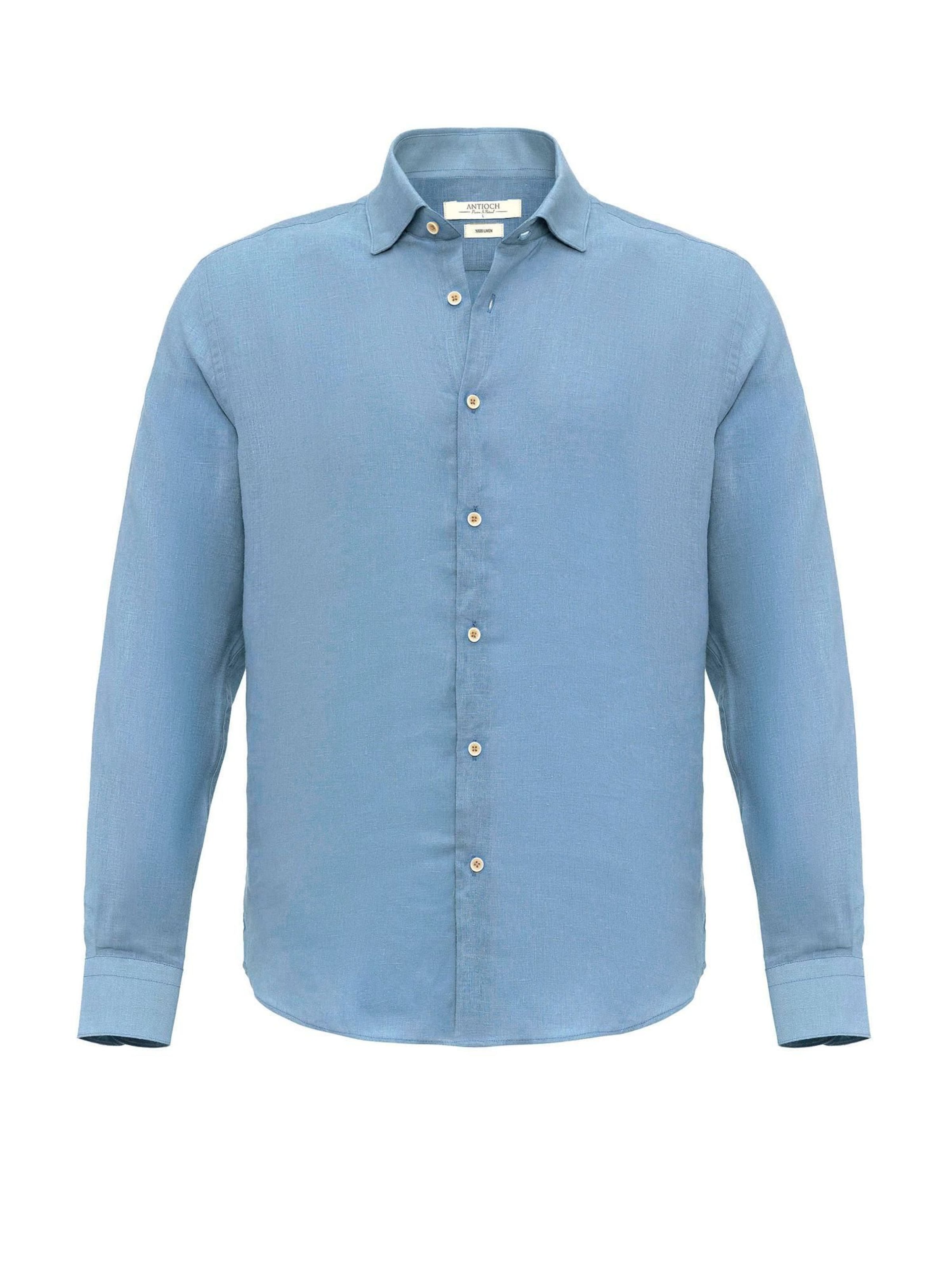 Antioch Средняя посадка Рубашка в Синий: спереди