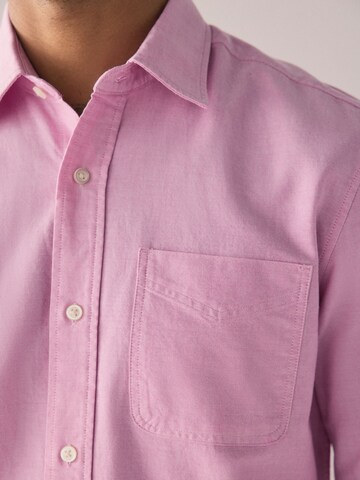 Slim fit Cămașă de la Next pe roz