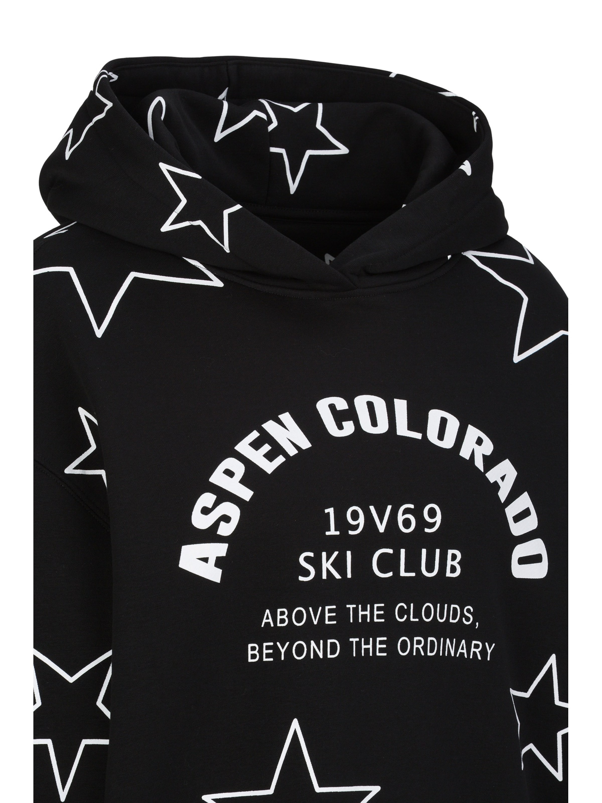 19V69 ITALIA - Sudadera 'Kara Wintersports' en negro