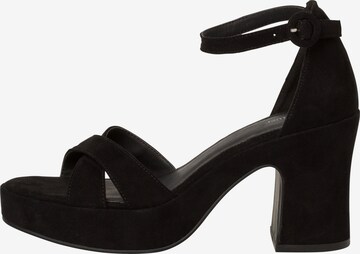 s.Oliver Strap Sandals in Black