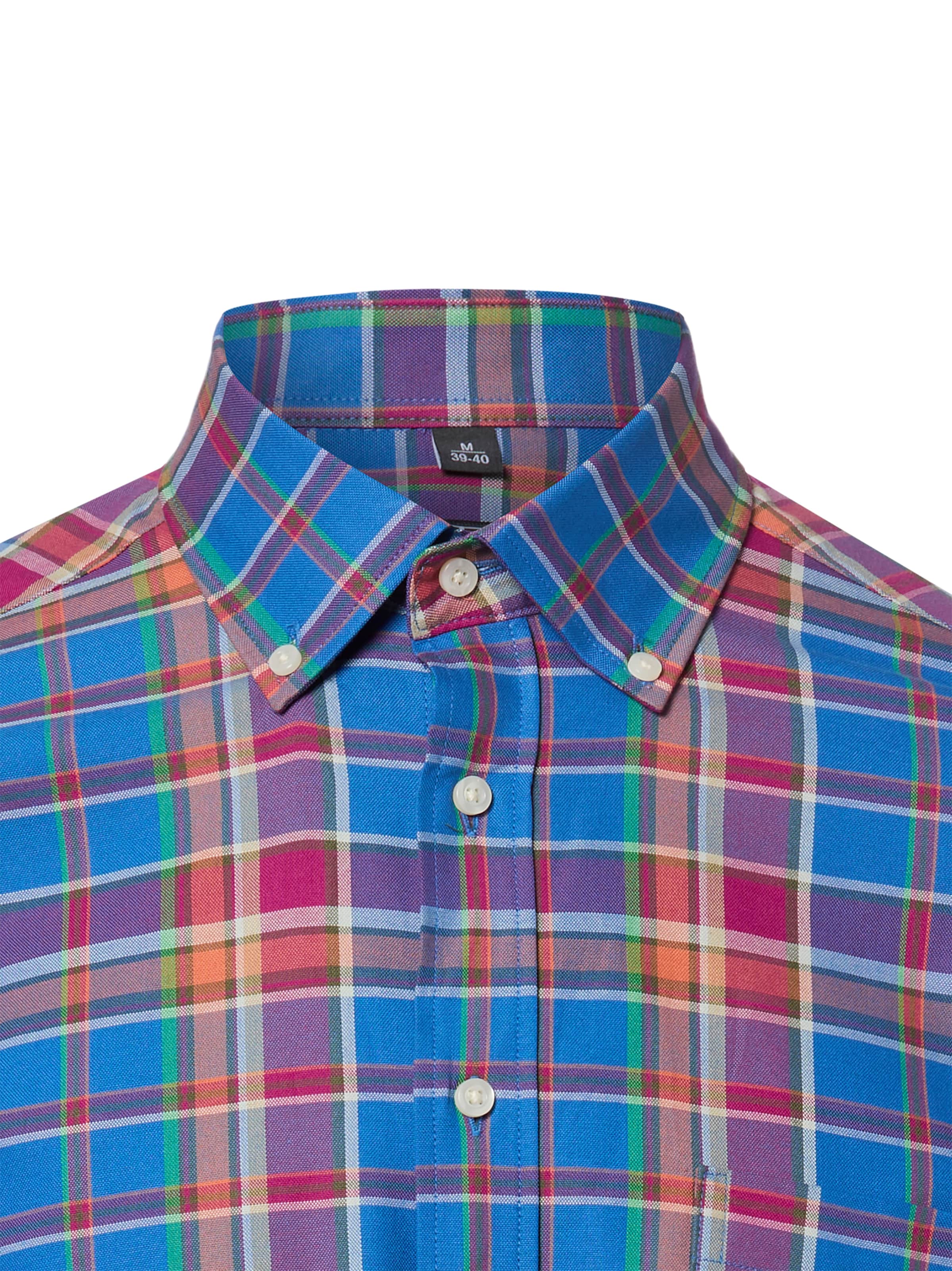 Nils Sundström Regular fit Button Up Shirt in Blue