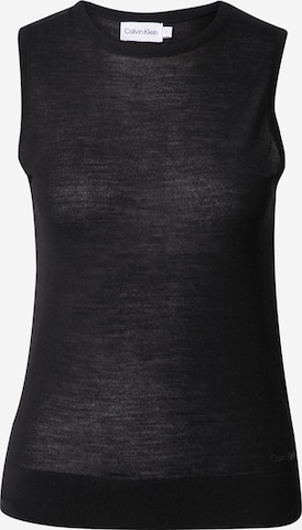 Pullover di Calvin Klein in nero: frontale