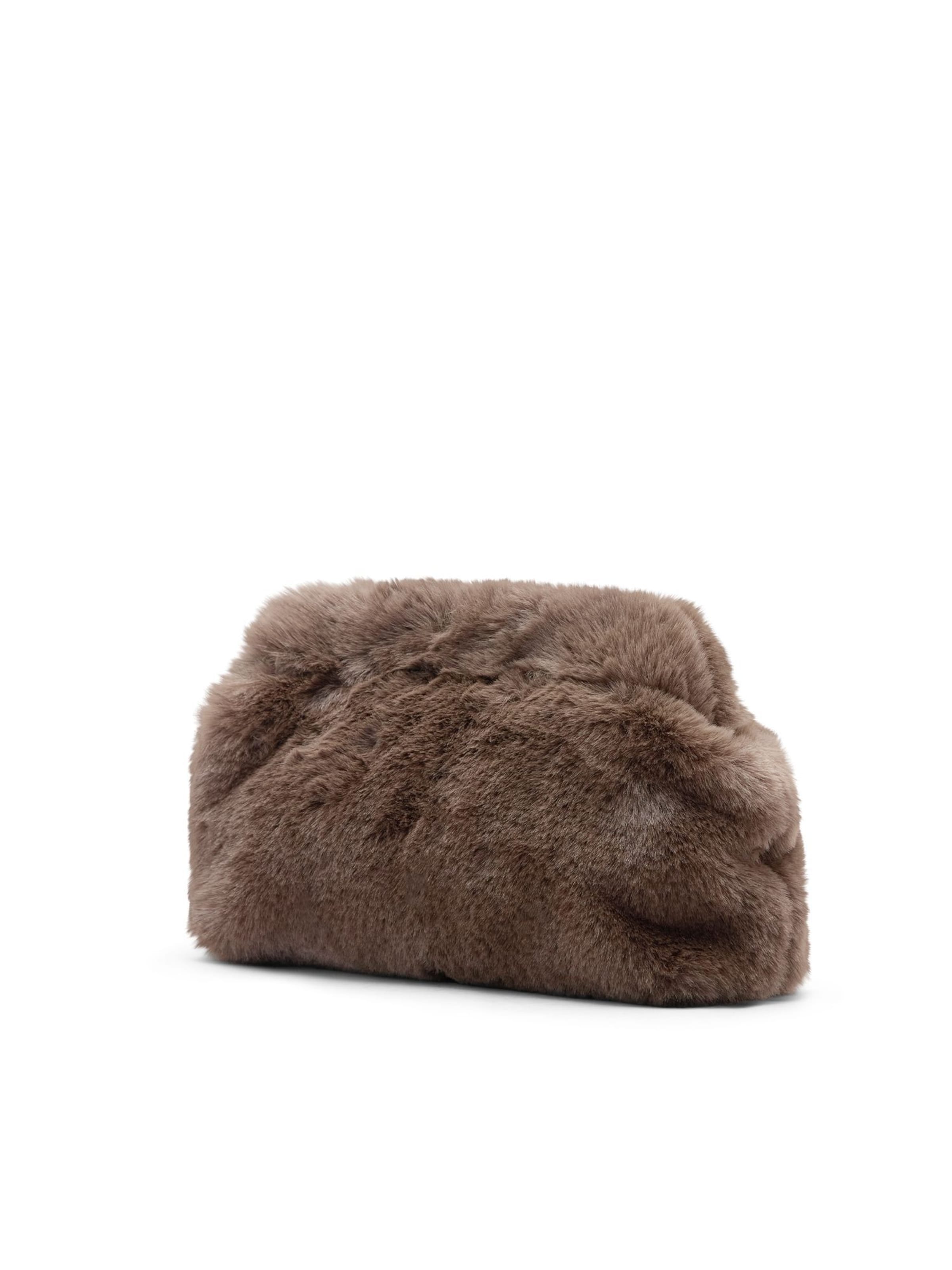 MANFIELD Clutch in Grijs: voorkant