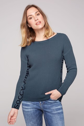 Pullover di Soccx in blu: frontale