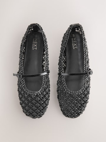 Next Strap ballerina 'Forever Comfort' in Black