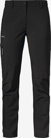 Schöffel Outdoor trousers in Black: front
