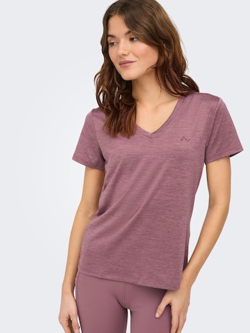 ONLY PLAY - Camiseta funcional 'ONPCore' en rosa: frente