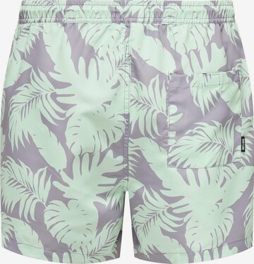 Only & Sons Badeshorts in Grau