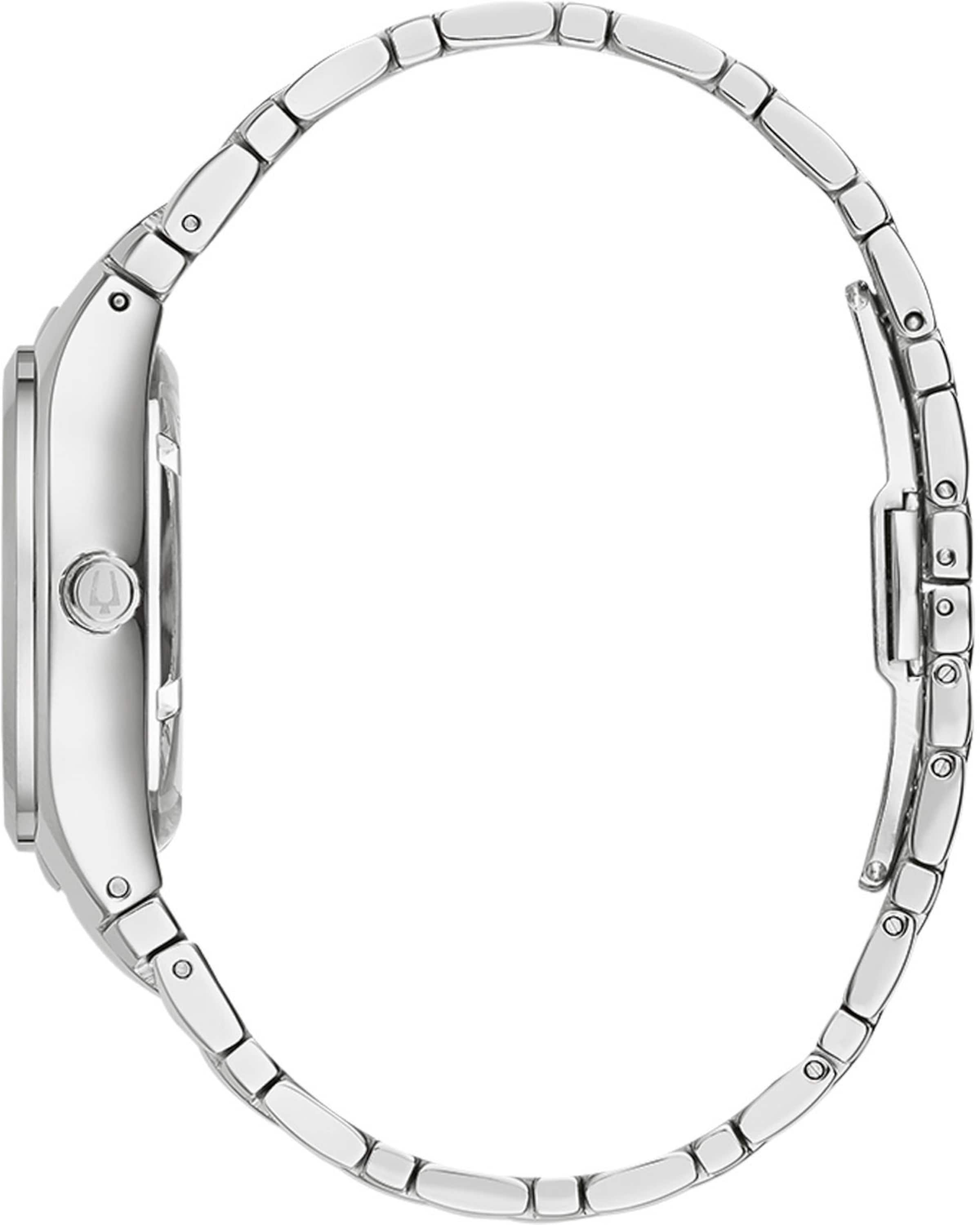 Bulova Analog Watch in Silver