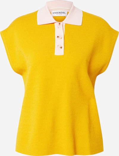 Essentiel Antwerp Poloshirt 'Barakka' in gelb / pastellpink, Produktansicht