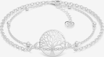 SERASAR Bracelet 'Life' in Silver: front