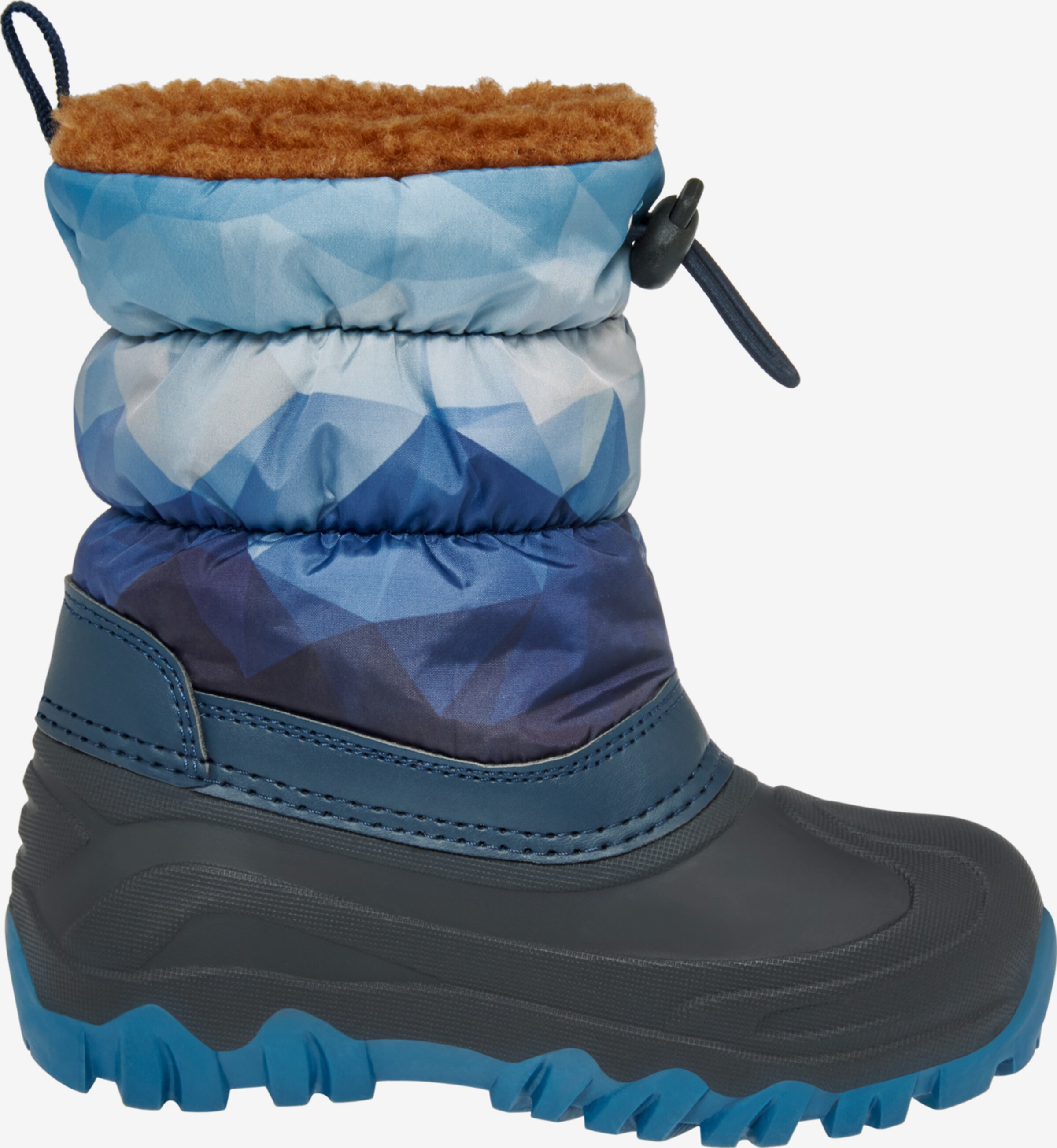 PLAYSHOES Snow Boots 'Berge' (Blue Light blue Dark blue, 20-21)