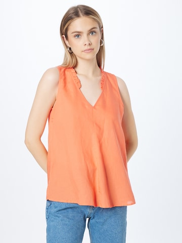Camicia da donna di ESPRIT in arancione: frontale