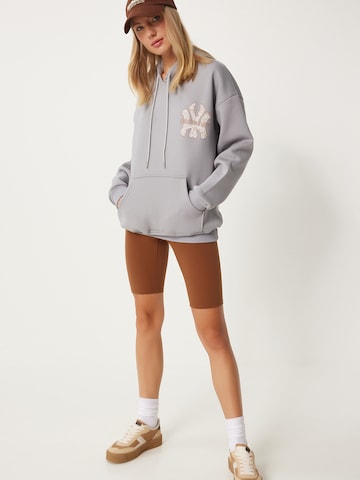 Sweat-shirt Happiness İstanbul en gris