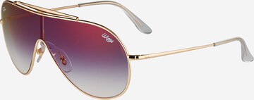 Ray-Ban Sunglasses 'WINGS' in Gold: front