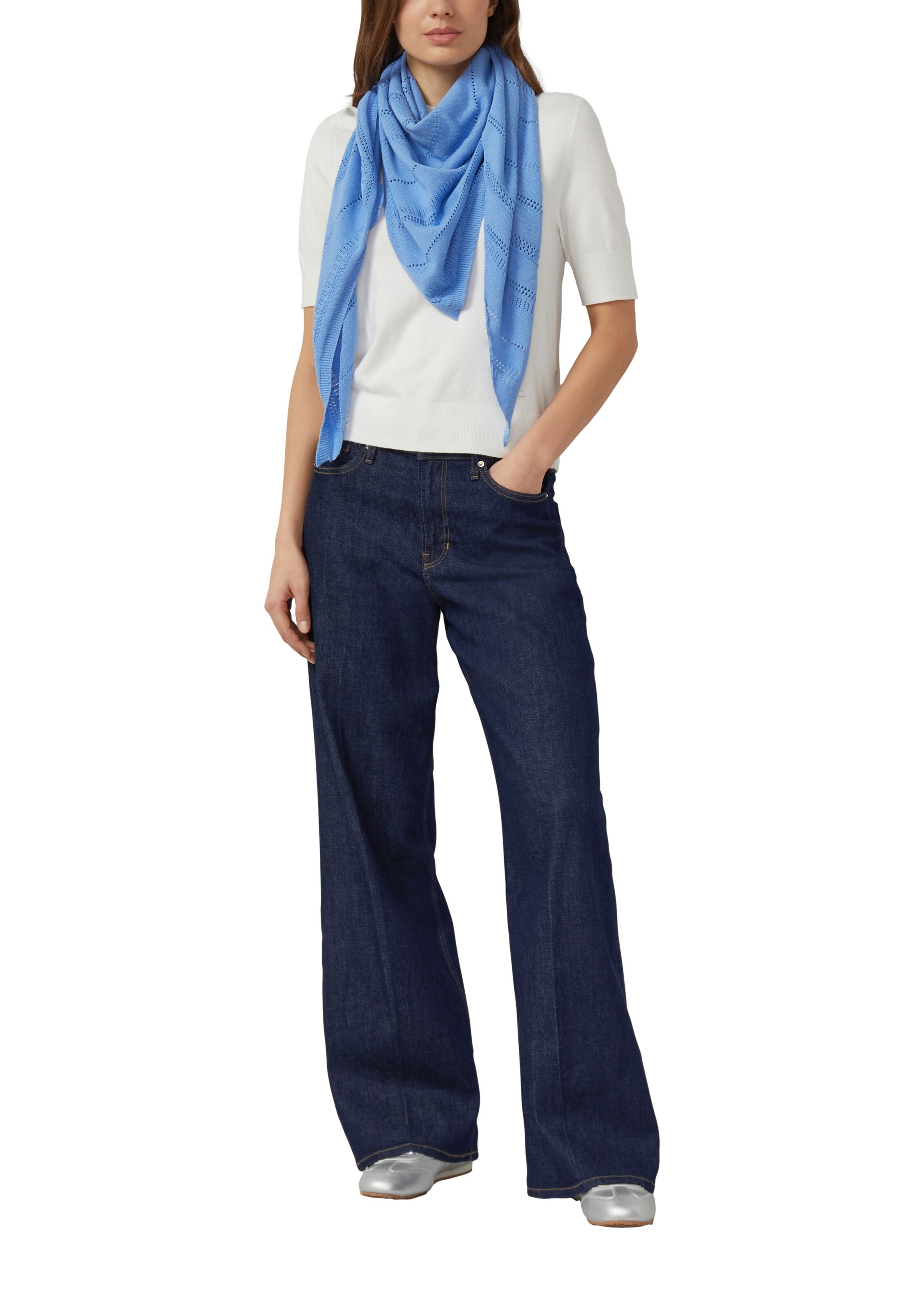 s.Oliver Sjaal in Blauw