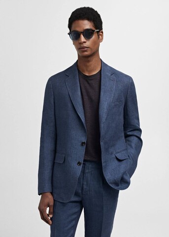 MANGO MAN Regular fit Suit Jacket 'Salerno' in Blue: front