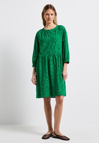 STREET ONE Shirt Dress in Green: front
