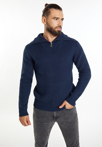 DreiMaster Vintage Sweater 'Imane' in Blue: front