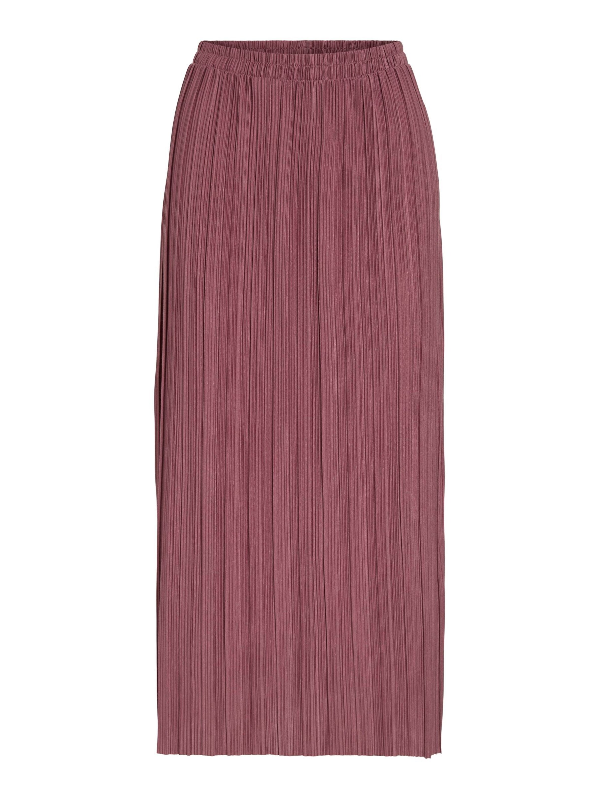 VILA Rok 'Plisa' in Roze: voorkant