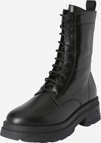 Marc O'Polo Lace-Up Ankle Boots in Black: front