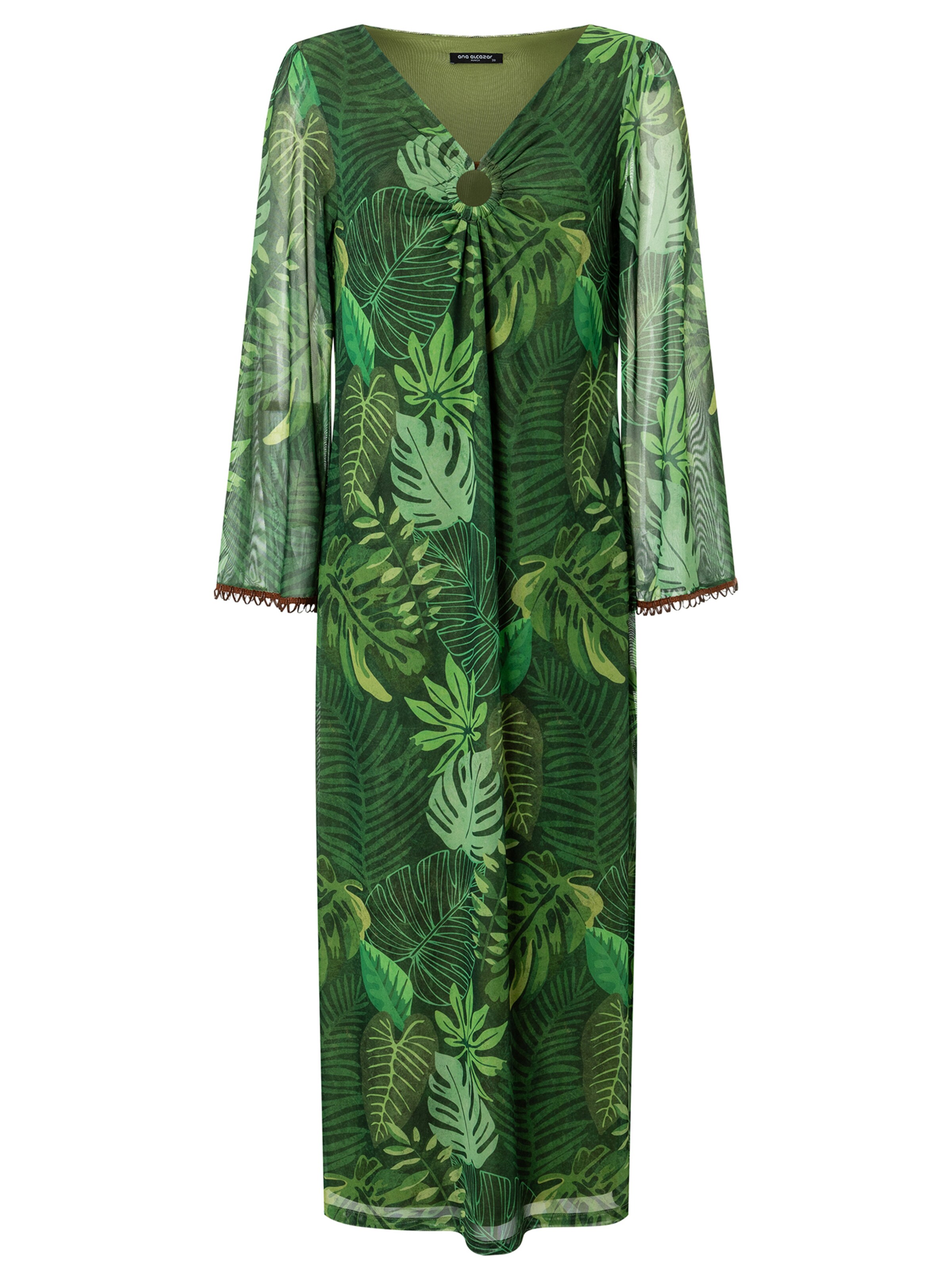 Ana Alcazar Jurk &#x27;Ziesa&#x27; in de kleur Groen / Olijfgroen / Spar / Lichtgroen, Productweergave