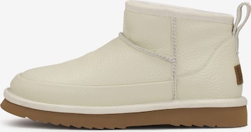 Boots Kazar en beige : devant