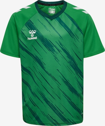Hummel Functioneel shirt in Groen: voorkant