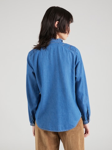 GARCIA Bluse in Blau