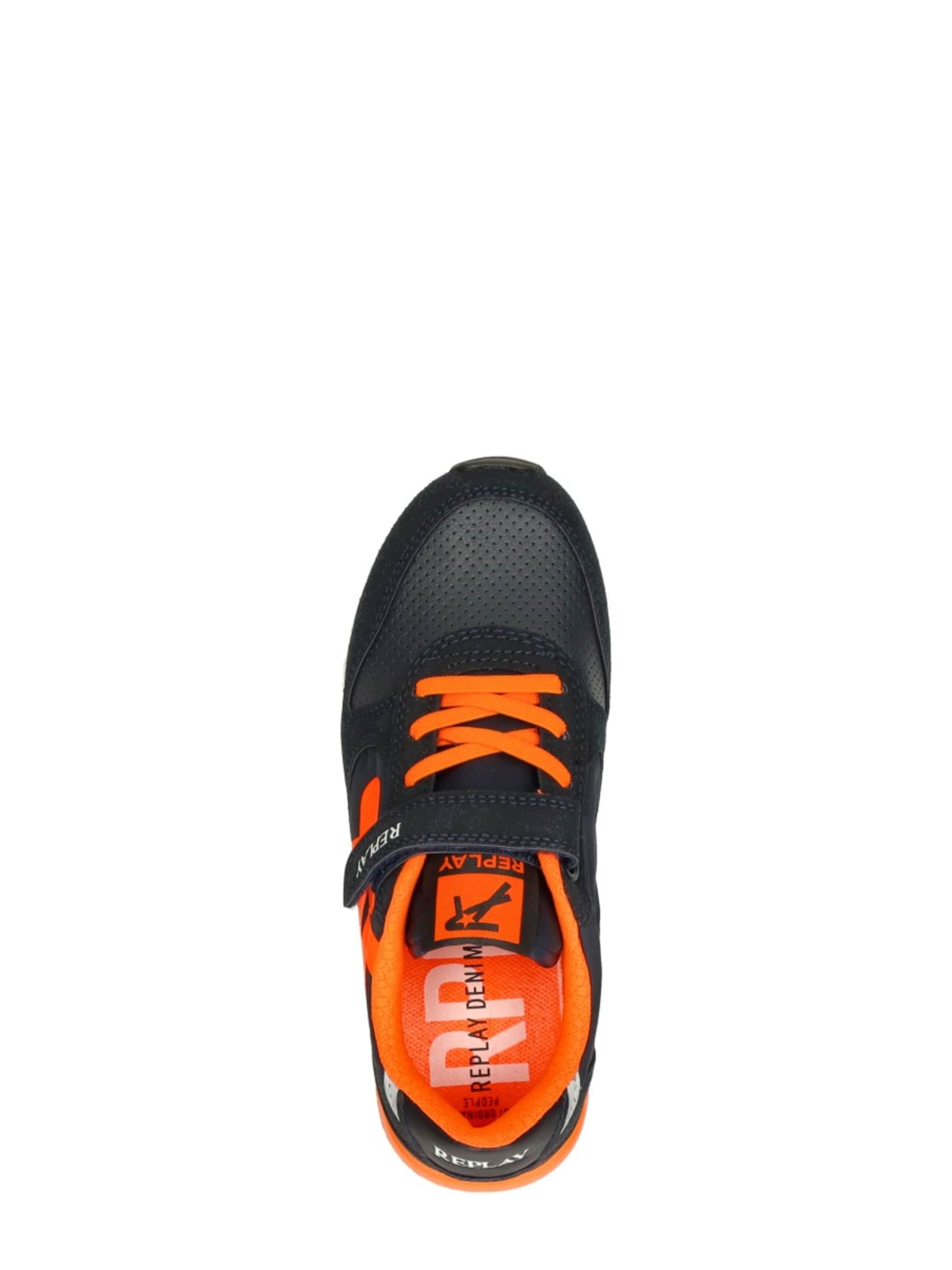REPLAY Sneakers 'Fiber JR 1' in Blauw