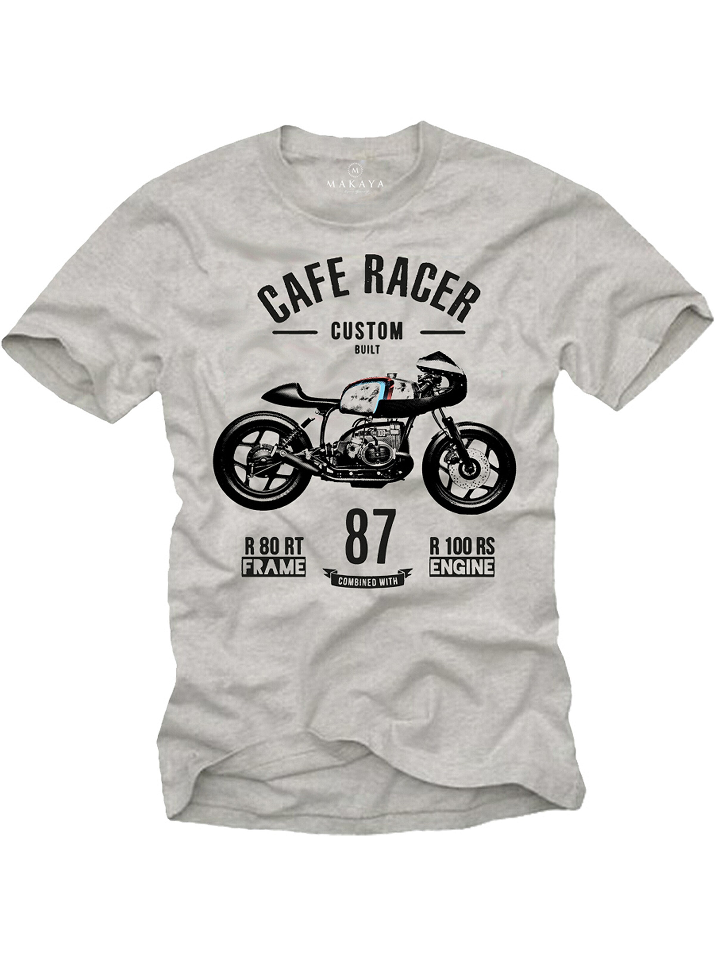 MAKAYA Shirt 'Frame & Engine' in Grey: front
