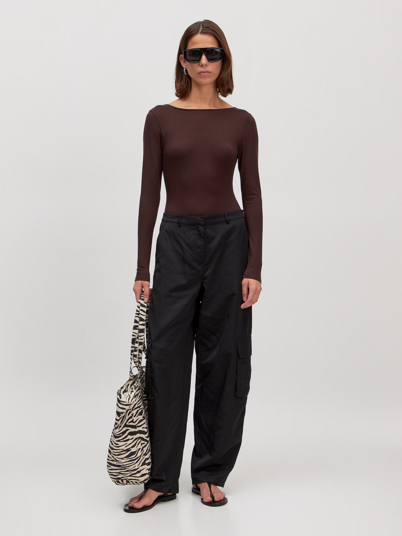 EDITED Produkte Shirtbody 'Callisto' braun