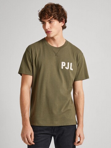 T-Shirt 'COLDEN' Pepe Jeans en vert : devant