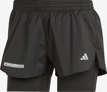 Regular Pantalon de sport 'Ultimate Two-In-One' ADIDAS PERFORMANCE en noir : devant